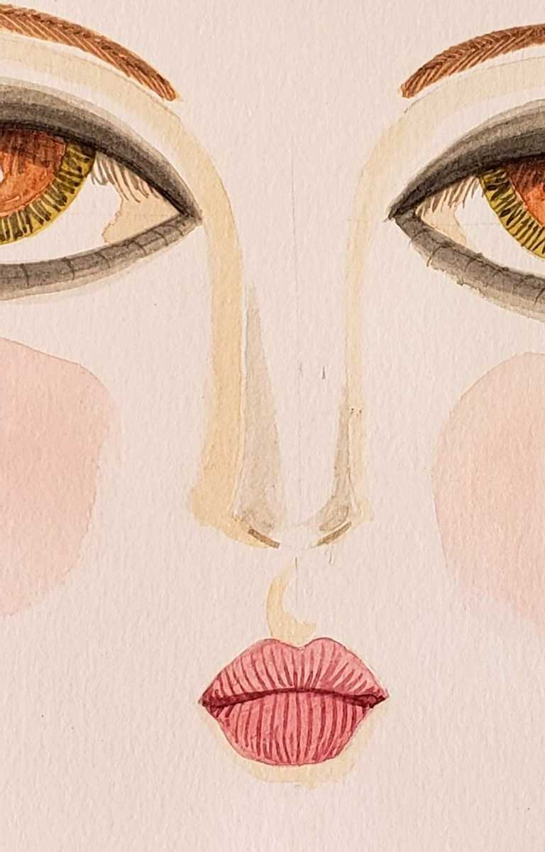 Print de acuarela " Unimpressed"